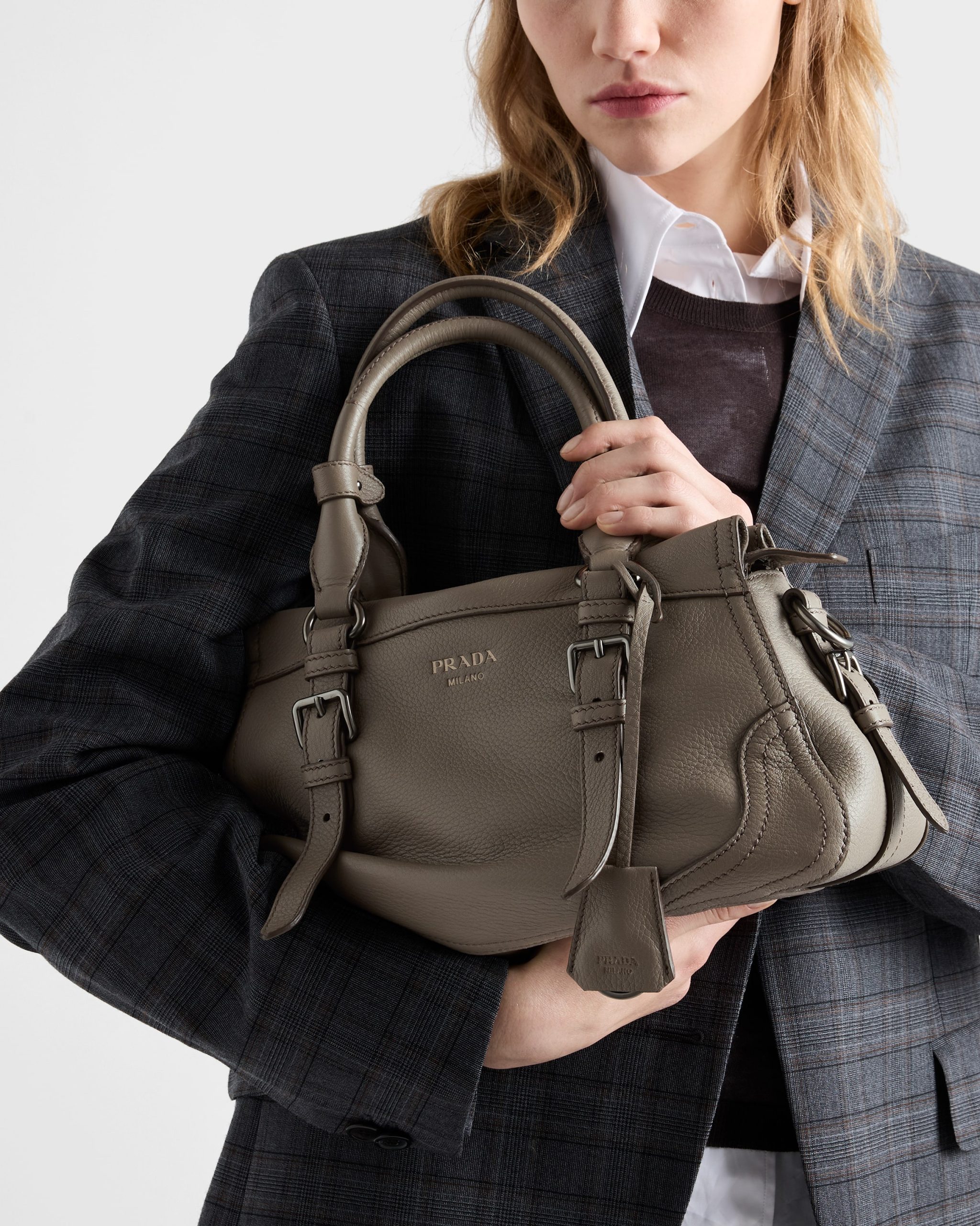 Prada Large leather tote bag - Image 6